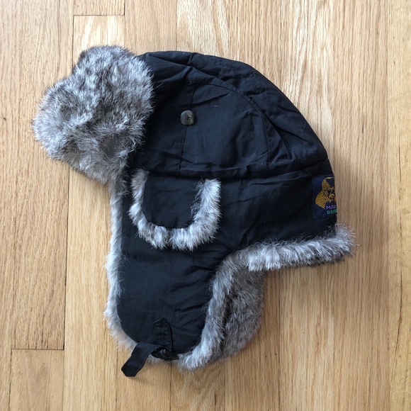 Vintage Mad Bomber Rabbit Fur Trapper 